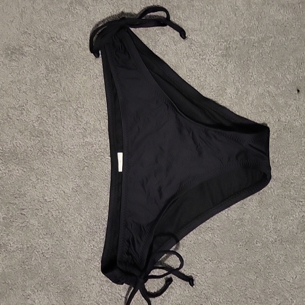 Mossimo Keyhole-tie Black Bikini Bottoms.